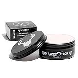 Mad Rabbit Tattoo Balm & Aftercare Cream- Color Enhancement that Revives Old Tattoos, Hydrates New Tattoos, Made With Clean Ingredients + Petroleum Free, Daily Tattoo Lotion Moisturizer & Brightener