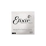 Elixir Strings, Anti-Rust Plain Steel String, For Acoustic or Electric Guitars, Longest-Lasting Tone with Comfortable Feel, Single String 9
