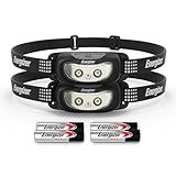 Energizer Universal LED Headlamp (2-Pack), Bright Head Lamp for Outdoors, Camping and Emergency Light, IPX4 Water Resistant (Batteries Included)