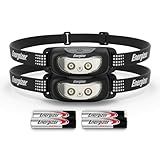 Energizer Universal+ LED Headlamp (2-Pack), Bright Head Lamp for Outdoors, Camping and Emergency Light, IPX4 Water Resistant (Batteries Included)