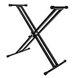 GoDpsMusic CC-KSTAND Double Braced X-Style Pro Series Keyboard Stand