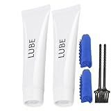 Fitness Treadmill Lube for Spirit Sole Fitness Treadmill, Most Brands Fitness Treadmill Maintenance Lubricant p/n N020001 with Cleaning Cloth and Brush 2 Pack