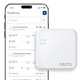 Necto RV Pet Temperature Monitor - No WiFi Required - Remote Power Outage & Temp Sensor with App Alerts. Cellular Monitoring System for Car, Home Safety & Server Room (Subscription Required)