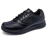 Skechers Men's Nampa Food Service Shoe, Black, 9.5