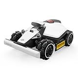 Mammotion LUBA mini AWD 800 Robot Lawn Mower with 4G for 0.2 Acre, All-Wheel-Drive for 80% Slope, No Perimeter Wire, UltraSense AI Vision+RTK Auto-Mapping, Cutting Height 0.8"-2.6"