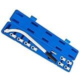 JEUCLEL 10PCS Universal Auxiliary Timing Idler Belt Wrench Serpentine Belt Tension Pulley Wrench Set Engine Timing Belt Tensioning Nut Bolt Screw Remover