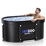 Upgrade XL 139 Gal Large Oval Ice Bath Tub for Athletes,Multiple Layered Portable Outdoor Cold Plunge Tub for Recovery,Cold Plunge for Family - Foldable Bathtubs for Gyms,Indoor,Outdoor use.