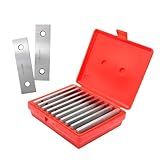 Yunnergo 10 Pairs Precision Parallel Set 1/8" x 6" Accuracy 0.0002" Thin Steel