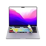 Adobe Premiere Keyboard Covers for MacBook Pro 14" & 16" MacBook Pro 2021+ with M Series Chips. (Will not fit Other MacBook Models)