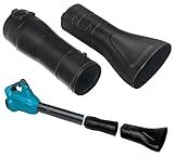 191L13-5 191B21-6 Blower Nozzle Adapter & 197889-6 Flat End Nozzle Attachment Kit for Makita Blower XBU03-18V Brushless Cordless Blower & XBU02Z- Makita X2 36V Hand Held Blower
