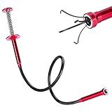Bendable Flexible Magnetic Pickup Tool, 24'' Four Claw Grabber Tool, Accurate Pick Up In Narrow Space for Engine Bay/Home Sink/Drain/Earring/Keys/Metal Objects (Magnetic orientation)