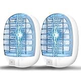 Indoor Bug Zappers, Fly Traps for Indoors, Insect Traps for Home Mosquito Killer for Kids & Pets, Home, Kitchen, Bedroom, Baby Room, Office (2 Packs)