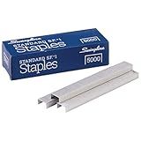 Swingline Staples, 5 Pack, Standard Staples for Desktop Staplers, 1/4" Length, 210/Strip, 5000/Box (35101)