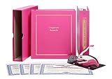 Corporate Kit (Pink) - Binder, Slipcase, Minutes & Bylaws, Stock Certificates, Index Tabs & Corporate Seal