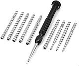 10 Pcs Carburetor Adjustment Tool Kit Carb Adjusting Tool for Common 2-cycle Small Engine Tools Screwdriver String Trimmer Chainsaw Weedeater Leaf Blower