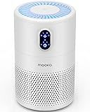 MOOKA Air Purifiers for Home Large Room up to 1076 ft², H13 True HEPA Air Filter Cleaner, Odor Eliminator, Remove Smoke Dust Pollen Pet Dander, Night Light(Available for California)