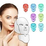 BeaRay LED Face Mask Light Therapy, 7 Colors for Skin Vitality, Home Beauty Device - Light Therapy for Face