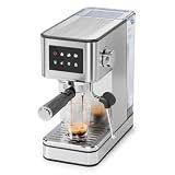 RIOSKY Compact Espresso Machine with Steam Wand for Home Cappuccino & Latte