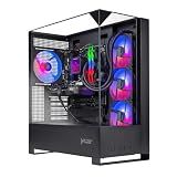 Skytech Gaming Shadow 5 Gaming PC, AMD Ryzen 7 9700X 3.8GHz, NVIDIA RTX 5060 Ti 16GB VRAM, 1TB NVMe SSD, 16GB DDR5 RAM 6000, 750W Gold PSU, 360 ARGB AIO, WI-FI 5, Windows 11, Desktop
