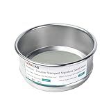 LVDALAB 304 Stainless Steel Mesh Lab Sieve, 140 Mesh (0.106mm) Aperture Test Sieve, 4inch(10cm) Diameter Economy Standard Analysis Sample Test Sieves for Industrial Laboratory Homes