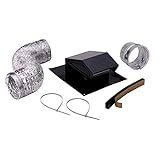 Broan-NuTone RVK1A Roof Vent Kit, Black