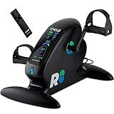 REATHLETE CYCLO: Under-Desk Bike/Pedal Exerciser | Desk Bike for Leg and Arm Exercises | Pedal Exerciser for Cardio Training, Fitness, & Rehabilitation | All-Digital, Light & Quiet Under-Desk Bike