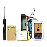 KOOAQQ JFC7752 Battery, 280mAh High Capacity 0 Cycle Li-Polymer Battery Replacement for Viper 7752V, 7351V, Clifford 7752X,7351X,Python 7752P, 7351P,7754P/JFC402023, with Repair Tool Kit