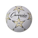 Champion Sports Viper Soccer Ball, Size 3 – Soft Touch TPU Cover, Airlock Bladder, Youth Under 8 – Yellow/Black/White