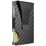 Hayvenhurst Wallet for Men – Slim RFID Blocking Metal Wallet with Money Clip, Minimalist Front Pocket Credit Card Holder, Small Mens Wallet
