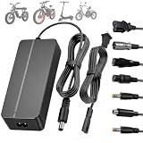 54.6V 2A 7 in 1 Universal Ebike Scooter Charger for 48V 13S Lithium Battery Compatible with Ancheer Vivi Jasion Funhang TST Heybike Qlife AMYET Fast Charging, Overcharge Protection, SGS Certified