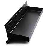 CMS MAGNETICS - Magnetic Tool Tray 12.12x4.5x1.25" Black w/Side Holding Magnets for Cabinets, Tool Boxes or Kegerator Fridge | Tool Organizer | Keg Drip Tray | Beer Taps