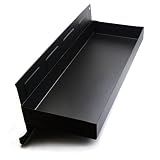 CMS MAGNETICS - Magnetic Tool Tray 12.12x4.5x1.25" Black w/Side Holding Magnets for Cabinets, Tool Boxes or Kegerator Fridge | Tool Organizer | Keg Drip Tray | Beer Taps