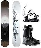 Head Ignition All Mountain Men's Snowboard Package Flow Bindings BOA Boots 2025 - 156 cm Board (Boot Size 10)