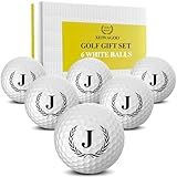 Xeiwagoo Golf Gifts for Men, Personalized Golf Balls with Unique Initials (6 Balls)
