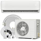 Mountman 12000 BTU Mini Split AC/Heating System,19 SEER2 110/120V Energy Efficient Ductless Inverter System,Cools Up to 750 Sq.Ft with Pre-Charged Condenser,Heat Pump & Installation Kits