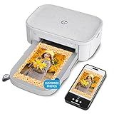 HP Sprocket Studio Plus 4x6" Wireless Instant Photo Printer – Wi-Fi, Premium Dye Sublimation, Compact - Prints Vibrant Color Pictures from iOS & Android Devices - Editing App for Fun, Creative Photos