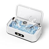 PKBD 2026 Upgrade Large Capacity Ultrasonic Cleaner, 50kHz Ultrasonic Cleaner Machine with 5 Modes Timer for Glasses Jewelry Dentures-304 Stainless Steel Tank, White & Black