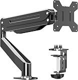 Suptek Monitor Mount Gas Spring Monitor Arm Desk Mount Fully Adjustable Fits 17 20 22 23 24 26 27 32 35 inch Monitors Weight Capacity up to 24.25 lbs
