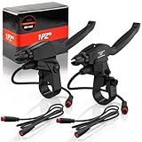 1PZ EB1-X02 Durable Waterproof 2 pin Connector 2 Wires Left & Right Electronic Brake Lever Accessories for Electric Bicycle E-Bike Scooter (1 Pair)