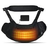 Heated Hand Warmers Pouch with 10000mAh Power Bank Included– 3 Levels Up to 14.5Hrs Double-Sided Heat, Adjustable Strap for Hunting & Camping, Waterproof Dual Pockets, Fleece Lined Survival Gear