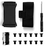 Wallet Elastic Band Replacement Repair Tool Kit Including Screws and Screwdriver Metal Clip Black Cash Money Strap Parts Accessories for Men