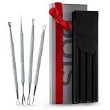 Suvorna Pimple Popper Tool Kit | Milia Remover | Lancets for Facial Extraction | White head Extractor Tool for Face | Comedone Extractor | Blackhead Remover tool | Acne Needle Tool & Cyst Removal Tool