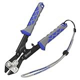 Booms Fishing Hook & Wire Cutter: Upgraded Handle, Cuts Thick Hooks & Bolts - XW43 8.8" Heavy-Duty Fishing Tool