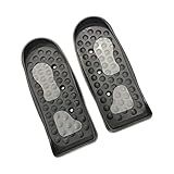 Tachiuwa Universal Elliptical Machine Foot Pedals Stable Leg Training Pedal Part Elliptical Trainer Pedals for Fitness Office Indoor Accessories, Black