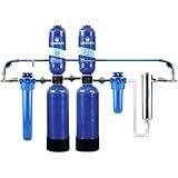 Aquasana Whole House Water Filter System | 1,000,000 Gallons | Salt-Free Softener Alternative | UV, Carbon & KDF | Tackles up to 99.99% Chlorine, Bacteria, Viruses, Cysts & Scale | EQ-1000-AST-UV