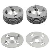 Coufce 200pcs 1-1/8 Inch Go Board Fasteners, Foam Board Fasteners Metal Washer Screw Fasteners Hardware for Fixing Fastening Installation