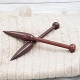 Yarn Rosewood Sorter | Fun Low-Tech Handmade Tool for Entangled Yarn to Sort & Stretch Out | Yarns Arts Crafts & Accessories | Nagina International