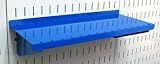 Wall Control Shelf 6in Deep Pegboard Shelf Assembly Pegboard and Slotted Tool Board - Blue