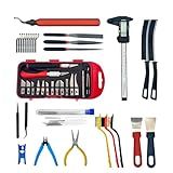 3D Printer Tool Kit, 67pcs 3D Printer Accessory with Scraper, Nozzle Tool, Micro Cutter, Tweezer, Mat and Necessary Tools for Debarring, Cleaning, Remove, Smoothing, Drilling, Craving