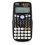 Scientific Calculators, IPepul Math Calculator with 417 Function, Solar Battery Power and 4-Lines Display, School Supplies for Middle High College Students Teachers (Black 991ES)